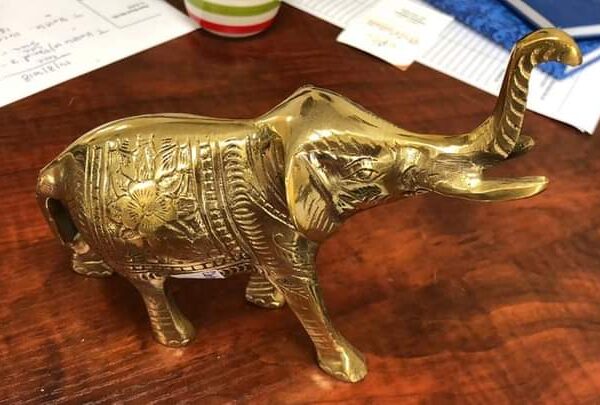 Brass Elephant Statue